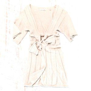 Pre-🖤 Anthro Amalialad Angora Blush Long Cardigan